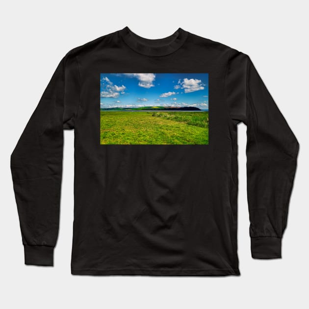 Laugharne - Spring Coastal Scenery Long Sleeve T-Shirt by Harmony-Mind